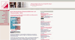 Desktop Screenshot of bdwi.de